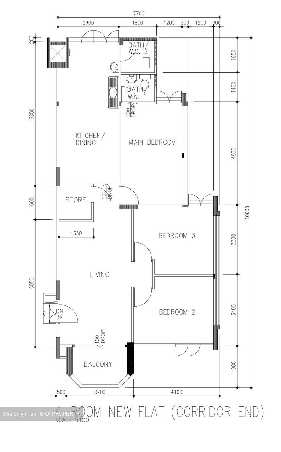 Blk 343 Ang Mo Kio Avenue 3 (Ang Mo Kio), HDB 4 Rooms #552564411